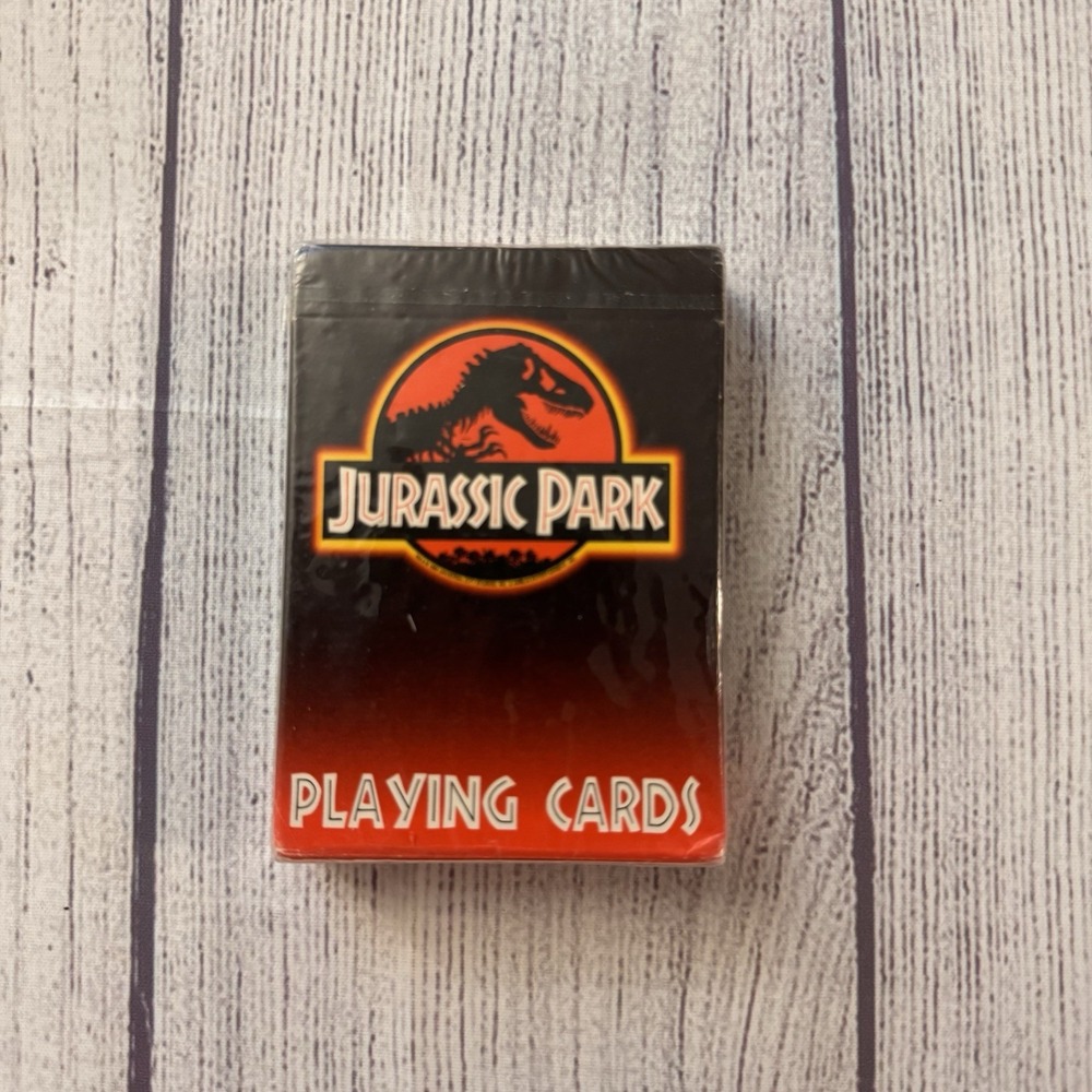 Vintage 1993 Jurassic Park Playing Cards Deck New Unopened Sealed